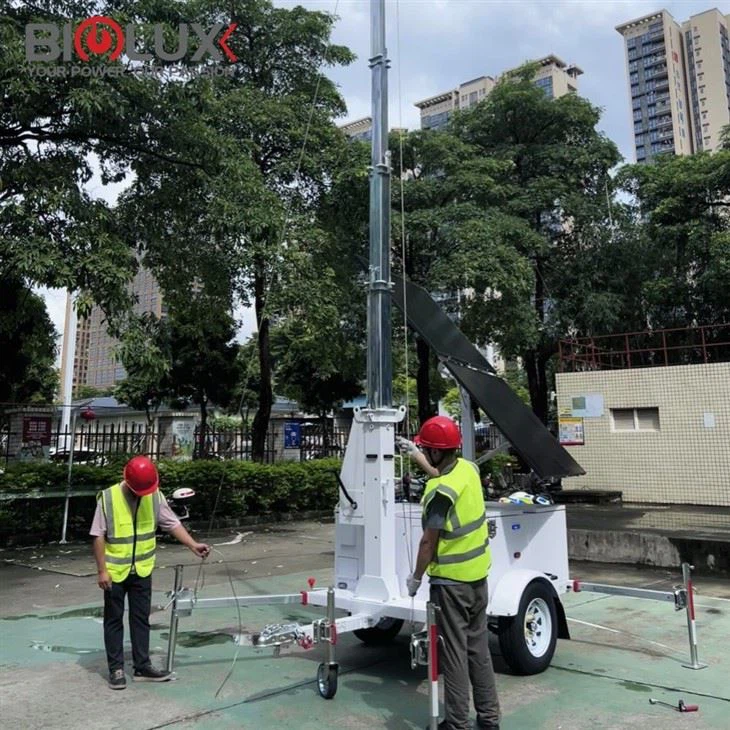 HiSOLO Mobile Security Solar Trailer